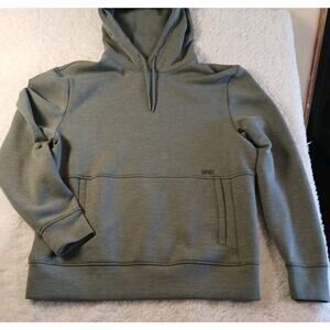 AE Ameican Eagle Hoodie Sage Green Kangaroo Pockets Size Med EUC Drawstring